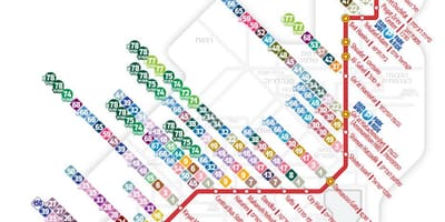 轻轨耶路撒冷地图