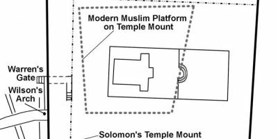 地图的希律王的圣殿