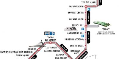 耶路撒冷火车站地图